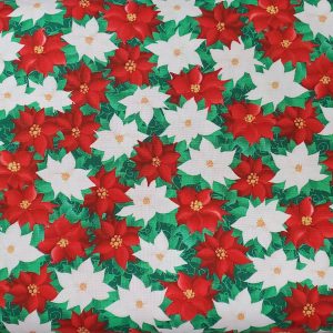 Benartex - Holiday Poinsettias Multi