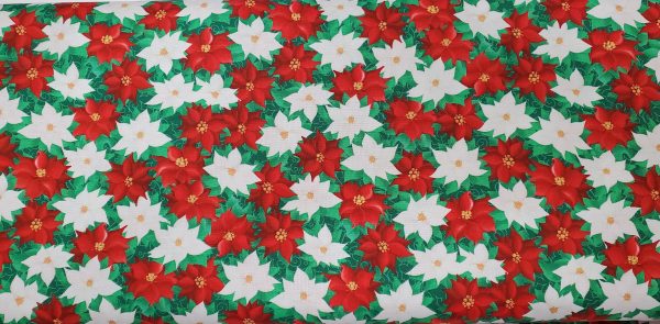 Benartex - Holiday Poinsettias Multi